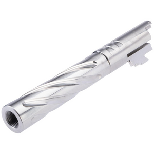 Tornado Stainless Spiral Fluted Outer Barrel for Tokyo Marui Hi-Capa Airsoft Pistols