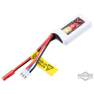 Matrix 7.4V Micro LiPo Airsoft Battery (Configuration: 250mAh / JST Plug)