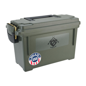 Evike.com "Made in USA" Molded Polypropylene Stackable Ammo Can by Plano (Size: 11.63" x 5.13" x 7.13")