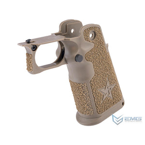 EMG Staccato Licensed 2011 Pistol Grip for Hi-Capa Gas Blowback Airsoft Pistols (Model: Master Grip / Dark Earth)