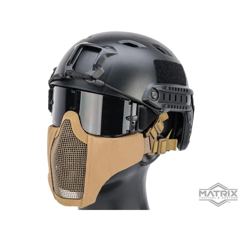 Matrix Low Profile Iron Face Padded Lower Half Face Mask