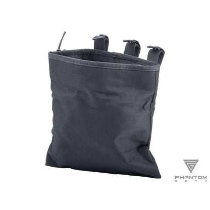 Phantom Gear High Speed Foldable Magazine Dump Pouch (Color: Black)