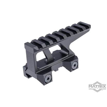 Matrix 8 Slot Picatinny 1.5" Optic Riser Mount (Color: Black)