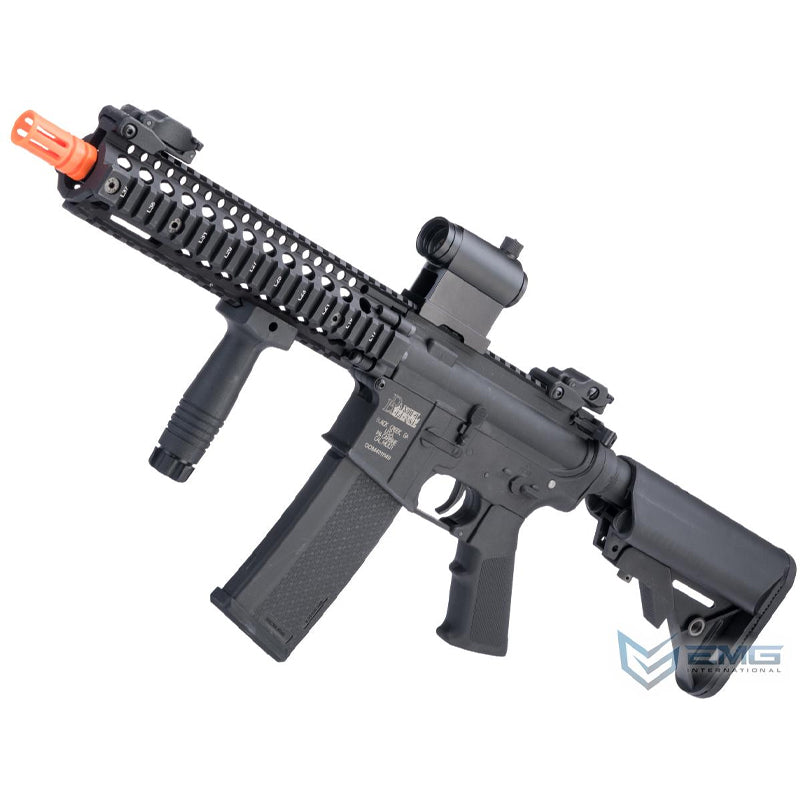 EMG Helios Daniel Defense Licensed MK18 CORE Series Airsoft AEG Rifle by Specna Arms (Model: Black / Gun Only)