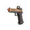 Lancer Tactical Heracles Hi-Capa Gas Blowback Airsoft Pistol w/ Reflex Dot - Tan