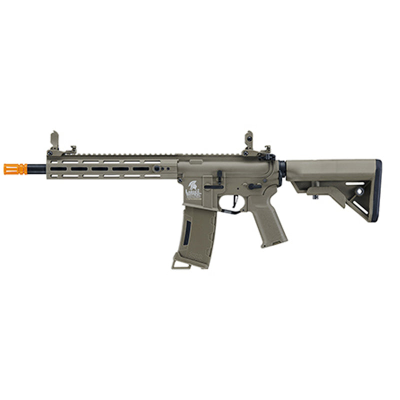 Lancer Tactical Gen 3 Hellion M-LOK 10" Airsoft M4 AEG w/ Battery/Charger Bundle - (Tan)