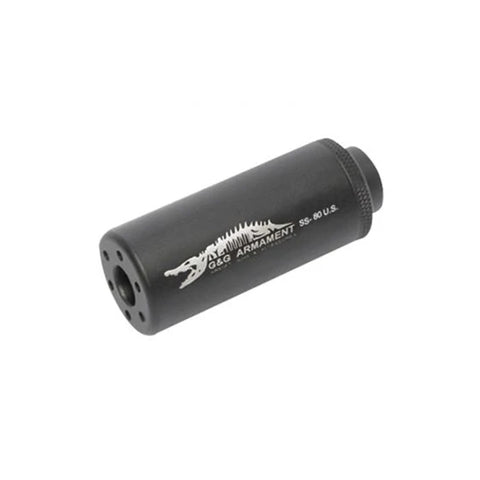 5KU SOCOM556RC QD Airsoft 6" Mock Suppressor / Barrel Extension [Smooth] (BLACK)