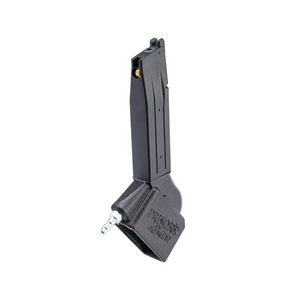 Primary Airsoft HPA to M4 Magazine Adapter for Gas Blowback Airsoft Pistols w/ Magazine (Model: Hi-Capa / Angled)