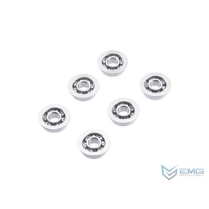 EMG x Umbrella Armory Multi-Fit 8mm J-Cage Bearing Set for Airsoft AEG Gearboxes (Model: 6 Count)