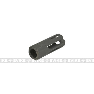 Krytac Black Metal Flash Hider 14mm Negative and Set Screw