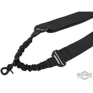 Matrix Tactical Gear Single Point Bungee Rifle Sling (Color: Black)