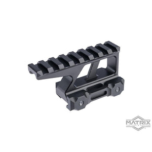 Matrix 8 Slot Picatinny 1.5" Optic Riser Mount (Color: Black)