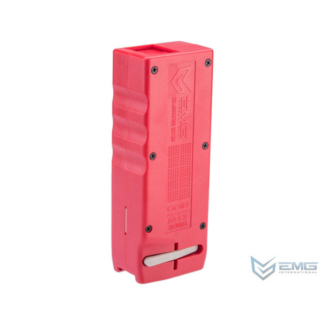 EMG Odin Innovations M12 Sidewinder Speed Loader with M12 Sound-Dampening Buffer (Color: Red)