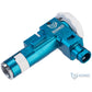 EMG x Retro Arms CNC Machined Aluminum Rotary Hop-Up Unit for M4/M16 Series Airsoft AEGs (Color: Blue)