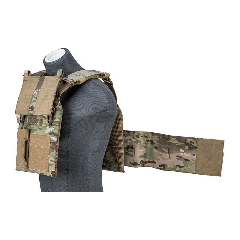 Lancer Tactical 1000D Nylon Buckle Up Assault Plate Carrier (Color: Multi-Camo)