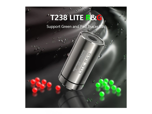 T238 Spitfire Tracer Lite R&G Support Red and Green BBS (silver)