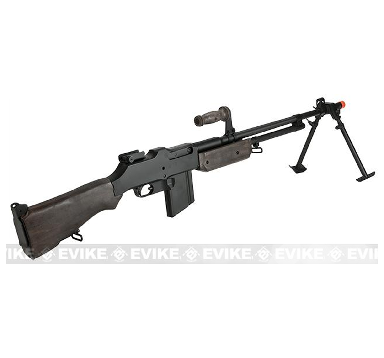 BAR M1918 A2 Full Size Full Metal Airsoft AEG Rifle W Steel Bipod By bar-m1918-a2-full-size-full-metal-airsoft-aeg-rifle-w-steel-bipod-by