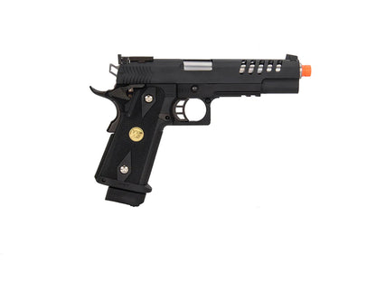 WE-Tech Hi-CAPA 5.1 Hyper Speed Airsoft Gas Blowback Pistol w/ Threaded Barrel