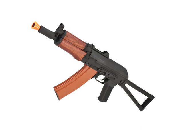 CYMA Full Metal AKS-74U / AK-74 Airsoft AEG Rifle with Real Wood Furniture