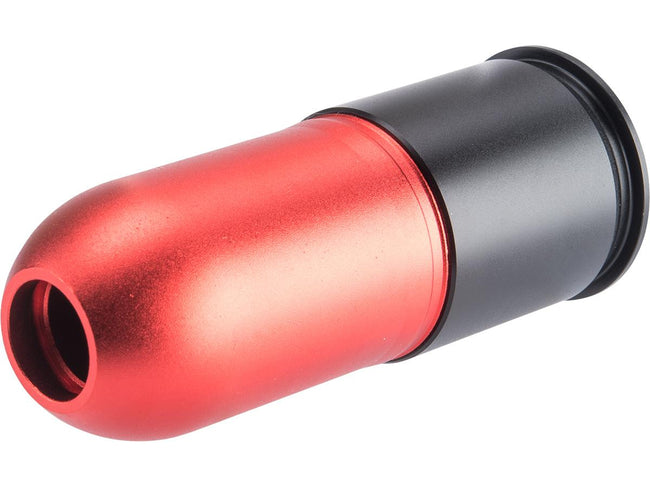 Avengers 40mm Airsoft Gas Grenade Shell (Model: 55rd Multi-Purpose / Red Matte / Single Shell)