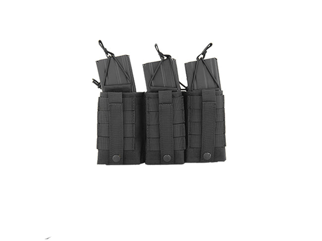 NYLON VARIABLE DEPTH ADJUSTMENT MOLLE TRIPLE MAG POUCH