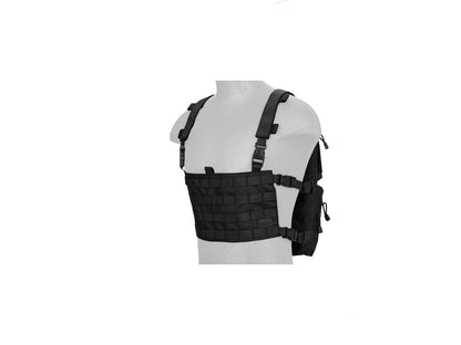 QD CHEST RIG LIGHTWEIGHT BACKPACK (BLACK)