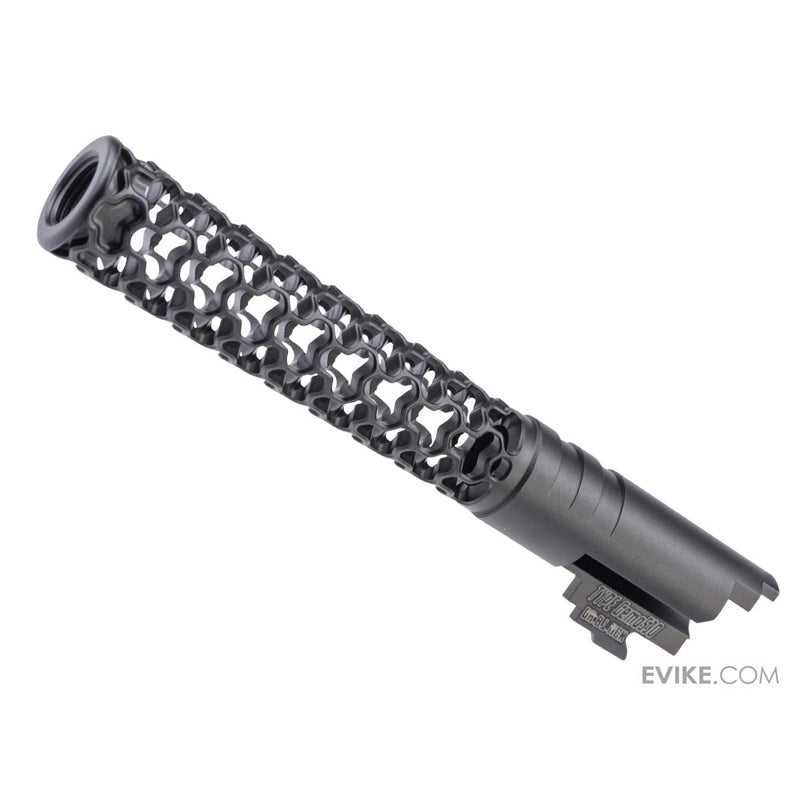 Dr. Black "Geom" Custom Aluminum Outer Barrel for Tokyo Marui 5.1 Hi-CAPA Gas Blowback Airsoft Pistols