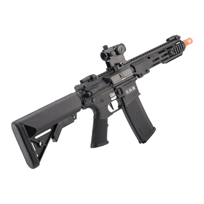 Specna Arms C-Series CORE ETU Airsoft AEG Rifle w/ HAL MOSFET (Color: Black / SBR)