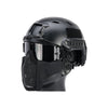 Matrix Low Profile Iron Face Padded Lower Half Face Mask - Black