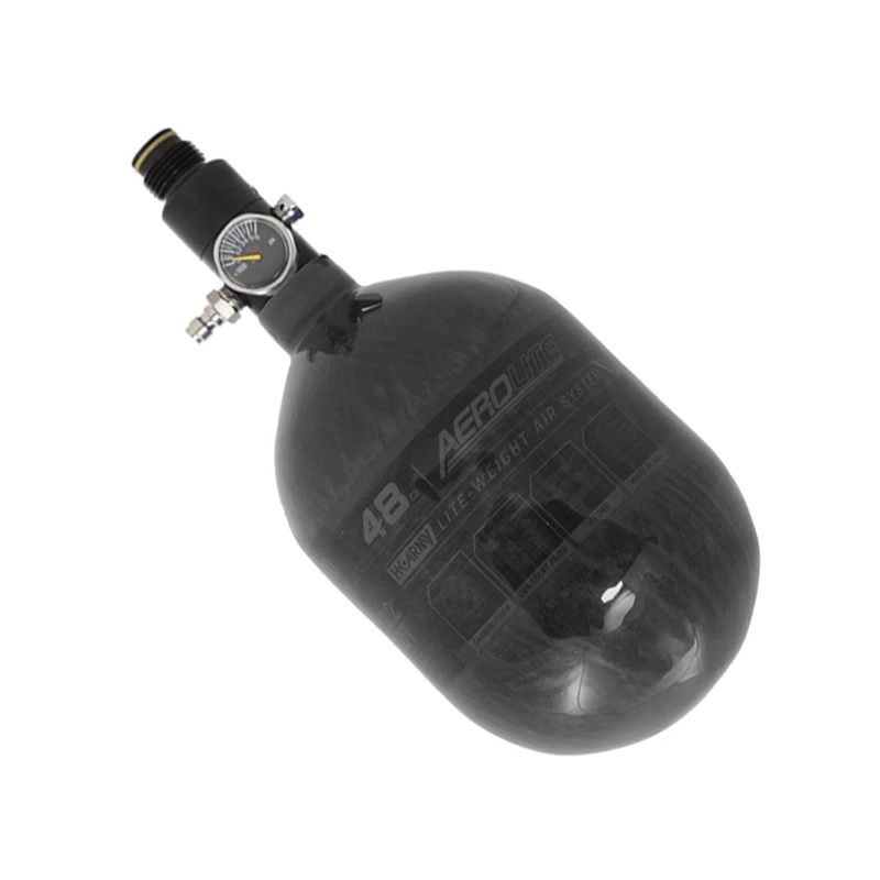 HK Army AeroLite Air System Carbon Fiber Air Tank (Color: Smoke / 48ci / 4500PSI)