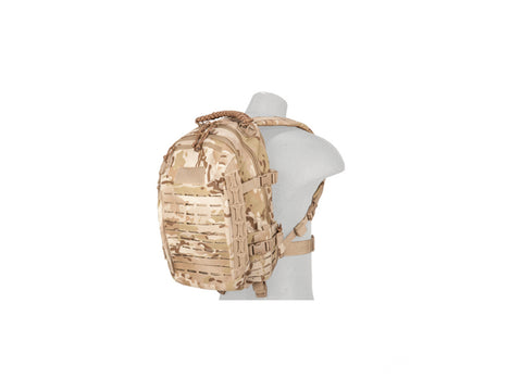 Tactical Back Panel Double Bag - (Black or tan)