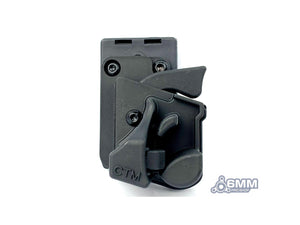 6mmProShop CTM Speed Draw Holster for Action Army AAP-01 Gas Airsoft Pistol (Color: Black)