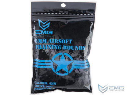 EMG International Match Grade 6mm Airsoft BBs - 1000 Rounds .20g