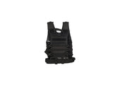 NYLON YOUTH SIZE CROSS DRAW VEST W/HOLSTER (BLK)