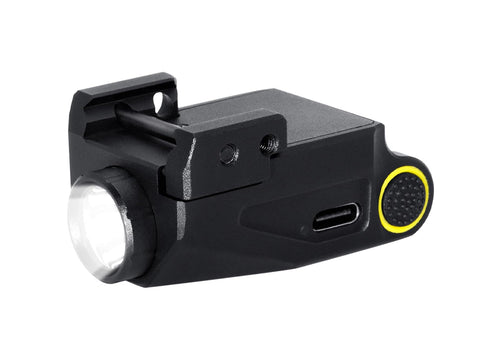 AIM Sports Pistol & Rifle Quick Release 330 Lumens Combat Flashlight w/ Filter Set