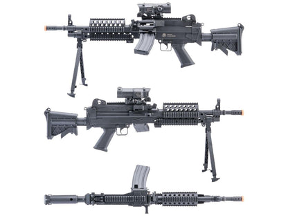 Cybergun FN Licensed M249 "Featherweight" Airsoft Machine Gun  (Model: MK46 / <350 FPS)