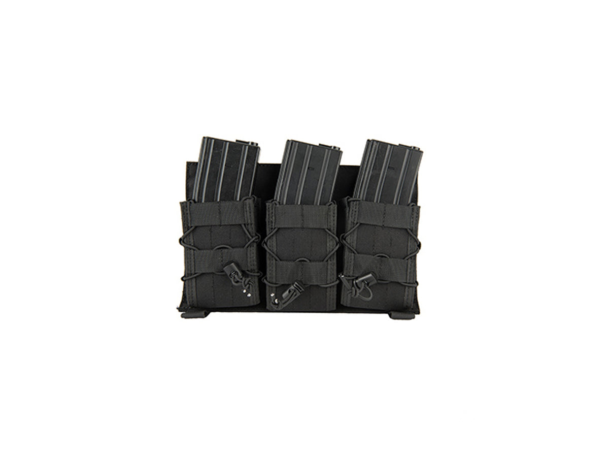 LANCER TACTICAL ADAPTIVE HOOK AND LOOP TRIPLE AR MAG POUCH