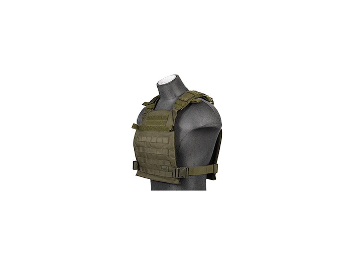Nylon Lightweight Tactical Vest (OD Green)