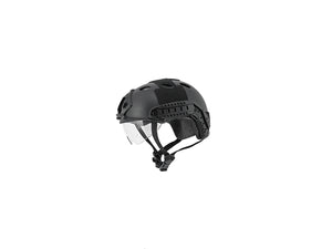 HELMET PJ TYPE "BASIC VERSION w/VISOR" (COLOR: BLACK) SIZE: MEDIUM