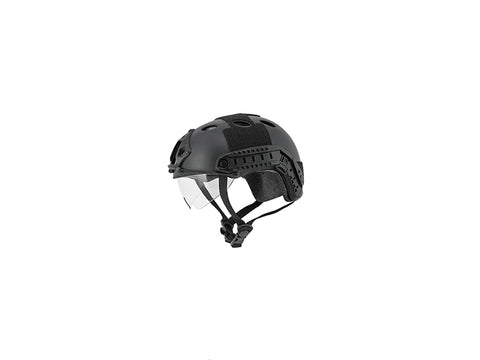Interstellar Battle Trooper Full Face Airsoft Helmet (BLACK)