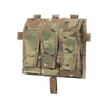 Matrix Closed Top Triple M4 Magazine Pouch Front Flap for Plate Carriers - Multicam Large