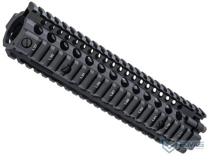 EMG Licensed Daniel Defense M4A1 RIS II Airsoft CNC Aluminum Handguard (Color: Black / 9.5" / Mk18)