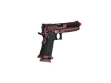 Lancer Tactical Knightshade Hi-Capa Gas Blowback Airsoft Pistol (Color: Black & Bronze)