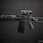 KRYTAC Trident LMG-M PARA Enhanced AEG Light Machine Gun w/ M-LOK Handguard (Color: Black / 400 FPS)