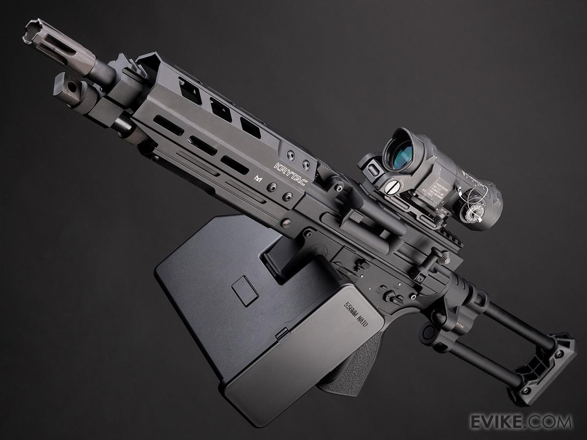 KRYTAC Trident LMG-M PARA Enhanced AEG Light Machine Gun w/ M-LOK Handguard (Color: Black / 400 FPS)