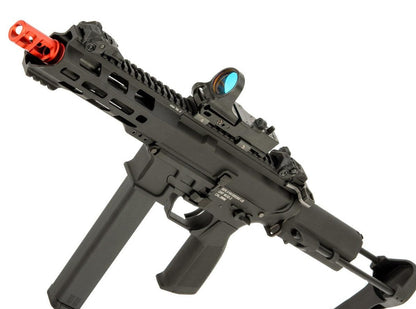 KWA QRF Pistol Caliber AR w/ Adjustable FPS AEG 2.5 Gearbox (Model: MOD.3)