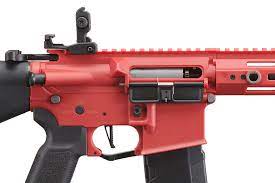 Lancer Tactical Gen 3 Hellion 7" M-LOK Airsoft AEG Rifle w/ Stubby Stock (Color: Red)