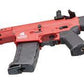 Lancer Tactical Gen 3 Hellion 7" M-LOK Airsoft AEG Rifle w/ Stubby Stock (Color: Red)