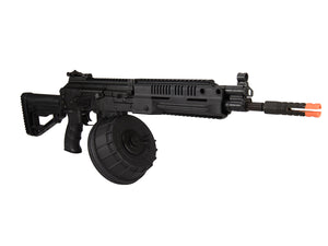 LCT Stamped Steel LCK-16 Airsoft AEG Light Machinegun w/ Side-Folding Stock Tube (Model: Standard AEG w/ GATE Aster)