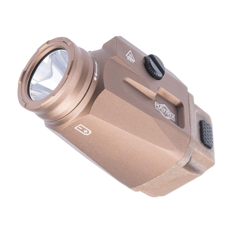 Matrix Max-Luminous Weapon Mount Combat Flashlight (Model: L5215B 600/500 Lumen / Dark Earth)